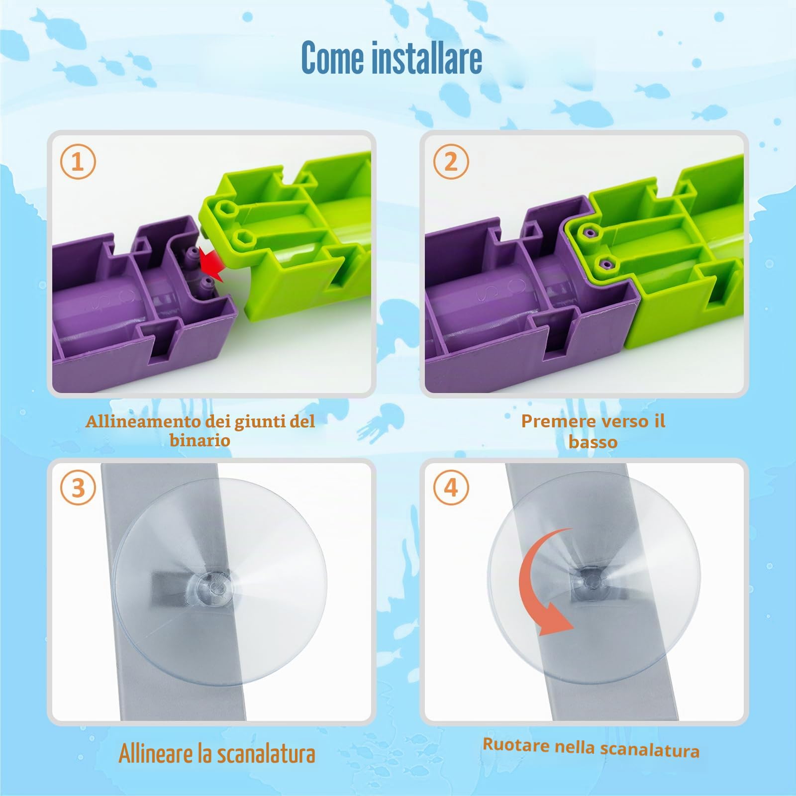 62PCS Giocattolo da Bagno a Scivolo d'anatra, Giocattoli da Bagno a Scivolo d'acqua Fai Da Te per Bambini di Età Compresa tra 4 e 8 Anni, Giocattoli da Vasca da Parete per Ragazzi e Ragazze