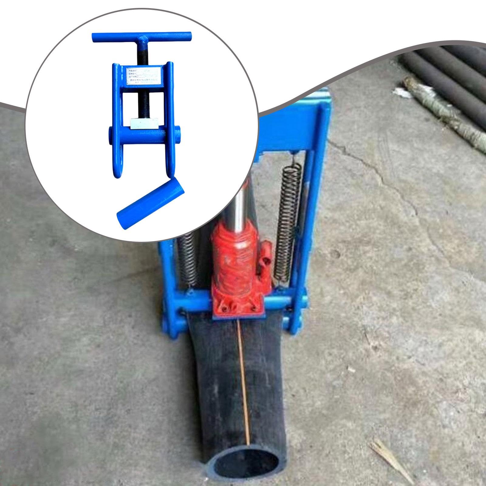 Gas Pipe Off Clamp Herramienta para Cierre Seguro de Tuberías con Función de Bloqueo Pinza de Tubería de Hierro Resistente Accesorio de, para diámetros de 0 a 4 cm