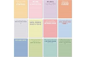 Funny Notepads with Sayings Sticky Office Supplies for Workplace Christmas Gifts