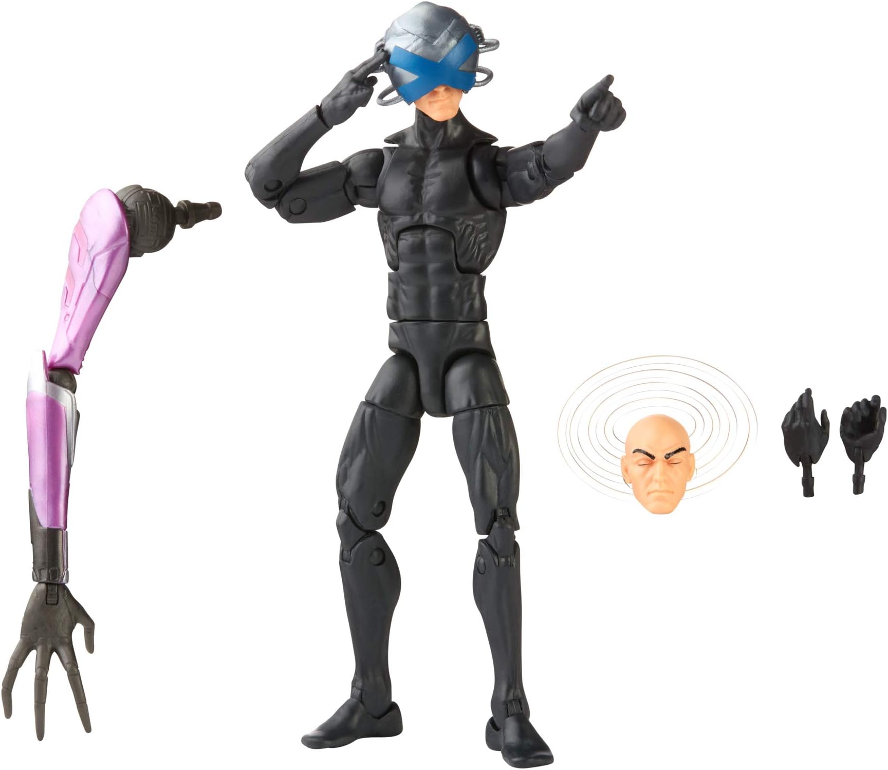 Marvel Hasbro Legends Series X-Men 6-inch Collectible Charles Xavier Action Figure Toy, Premium Design And 3 Accessories, Ages 4 And Up F0341