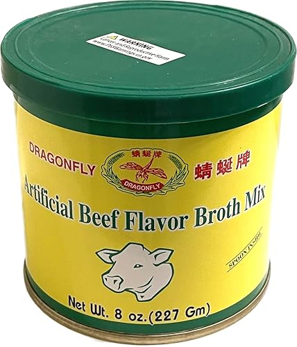 Miniatura 5 de Dragonfly Mezcla de caldo de carne artificial, lata de 8 onzas