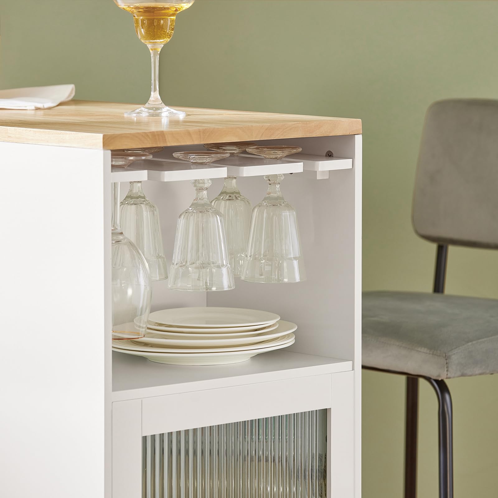 FATIVO Bartafel, smaragd, wit, bistrotafel, marmer, statafel, keuken, keukentafel, rechthoekig, smal, met zwart metalen frame, voor keuken, woonkamer, eetkamer, 120 x 40 x 105 cm