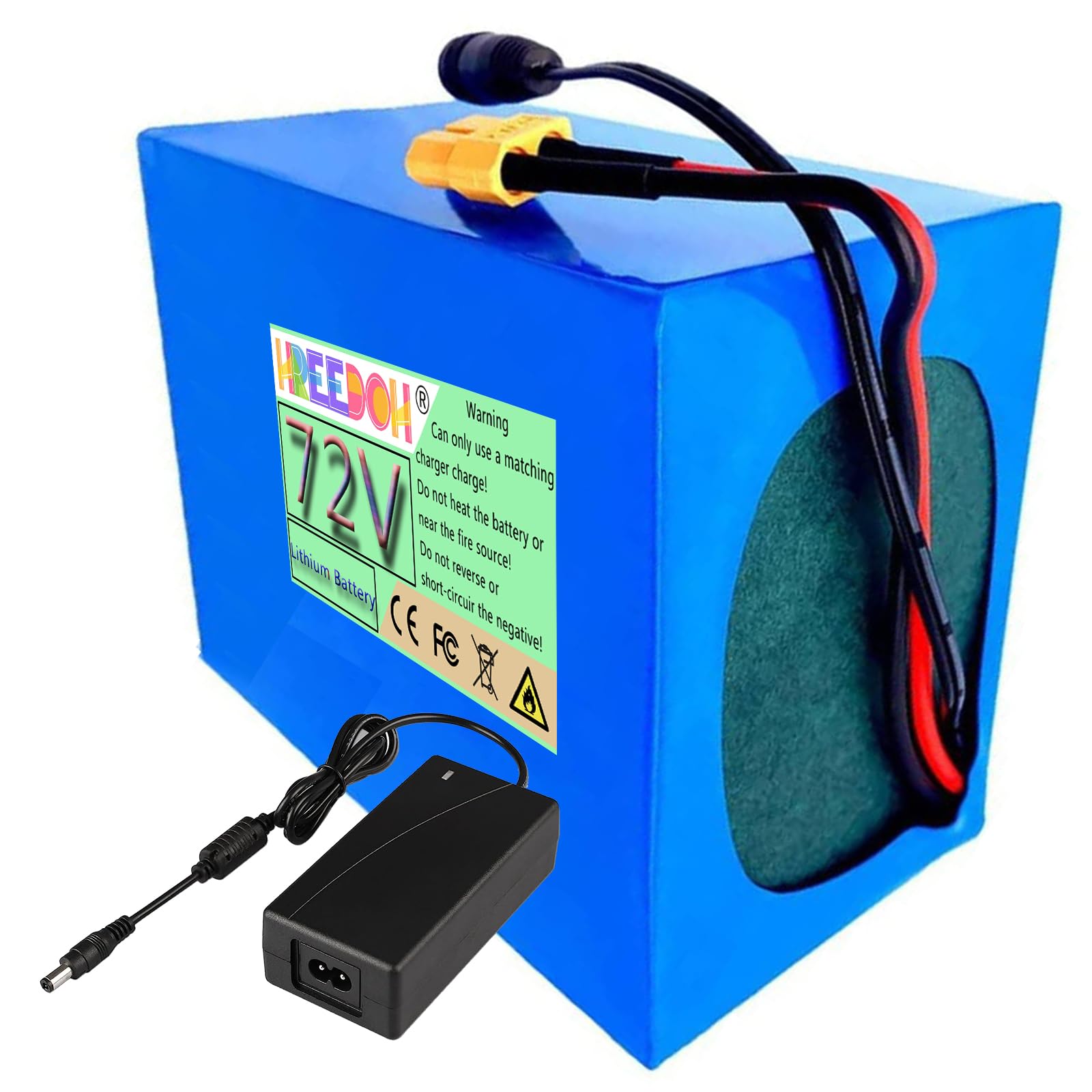 Amazon.com: FREEDOH 72 Volt Lithium Battery 72V 20Ah 30Ah