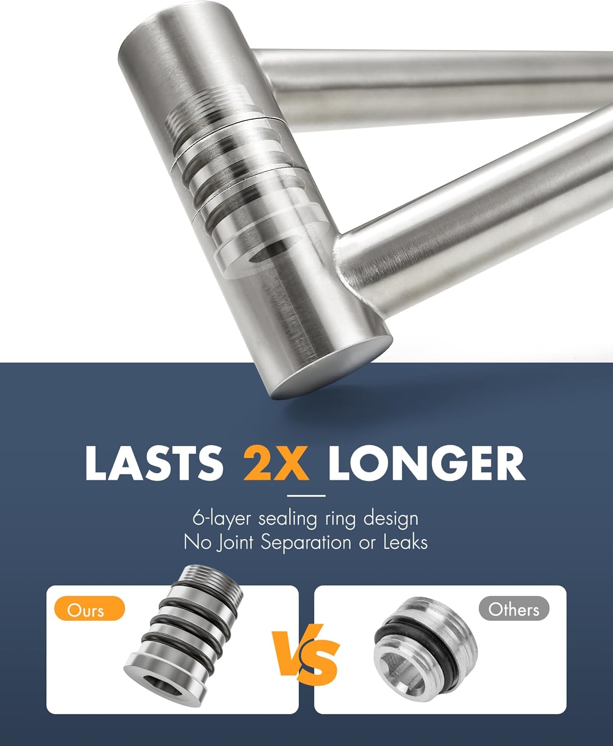 Pot Filler Faucet Brushed Nickel Commercial Wall Mount Stove Faucet Wall Mount Pot Filler Facuet - Image 3