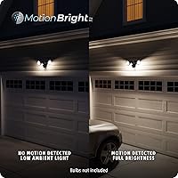 Vista 6 de Foco de luz de seguridad Heath Zenith, con sensor de movimiento, ángulo amplio