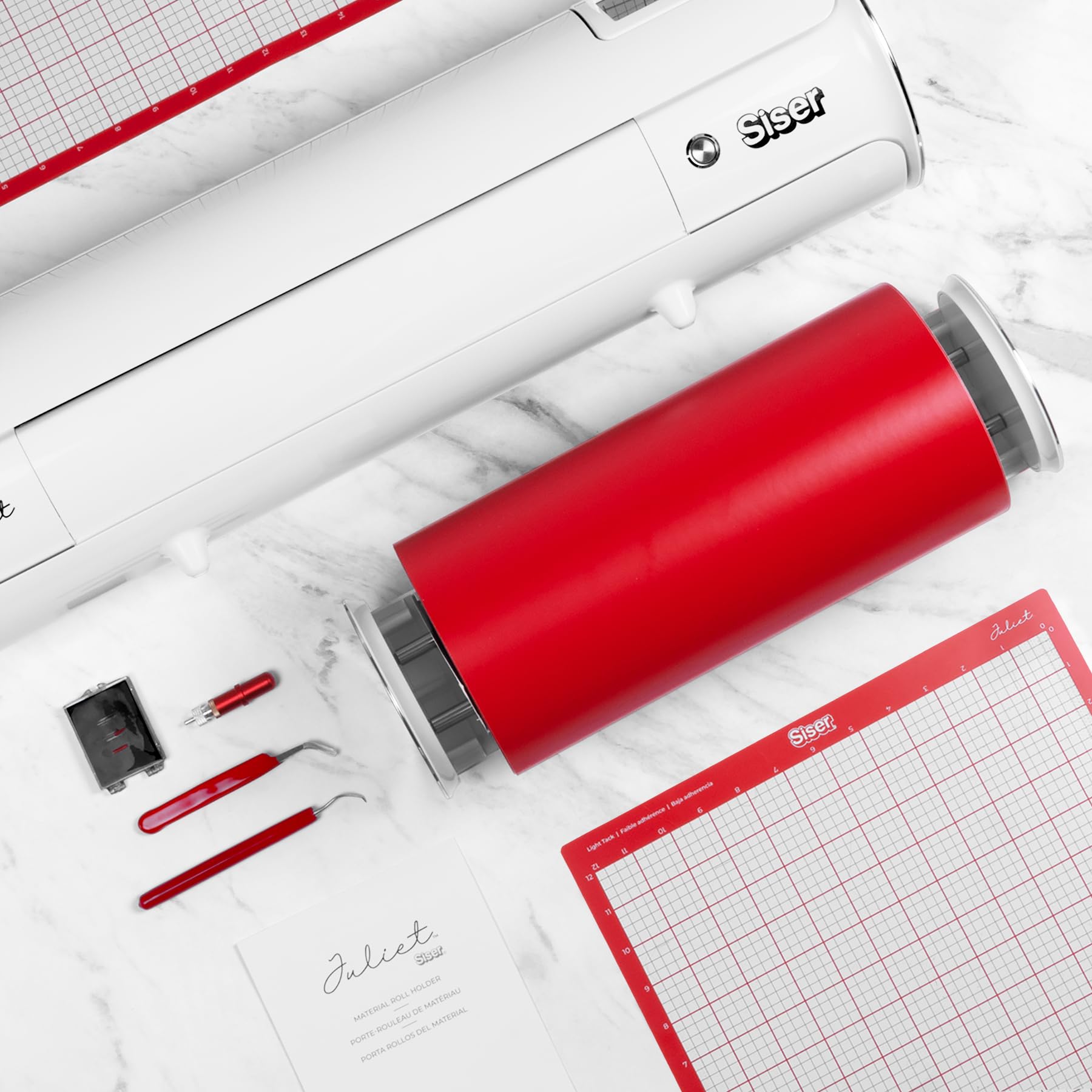 Siser Juliet® Plotter da taglio ad alta definizione – Con una luce di 30cm, Juliet taglia materiali sia con che senza il tappetino incluso (30x30cm).