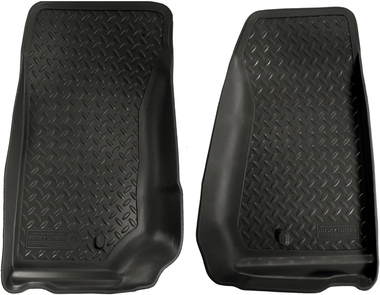 Husky Liners Classic Style Series | 2007 - 2013 Jeep Wrangler | Front Floor Liners, Black | 30521