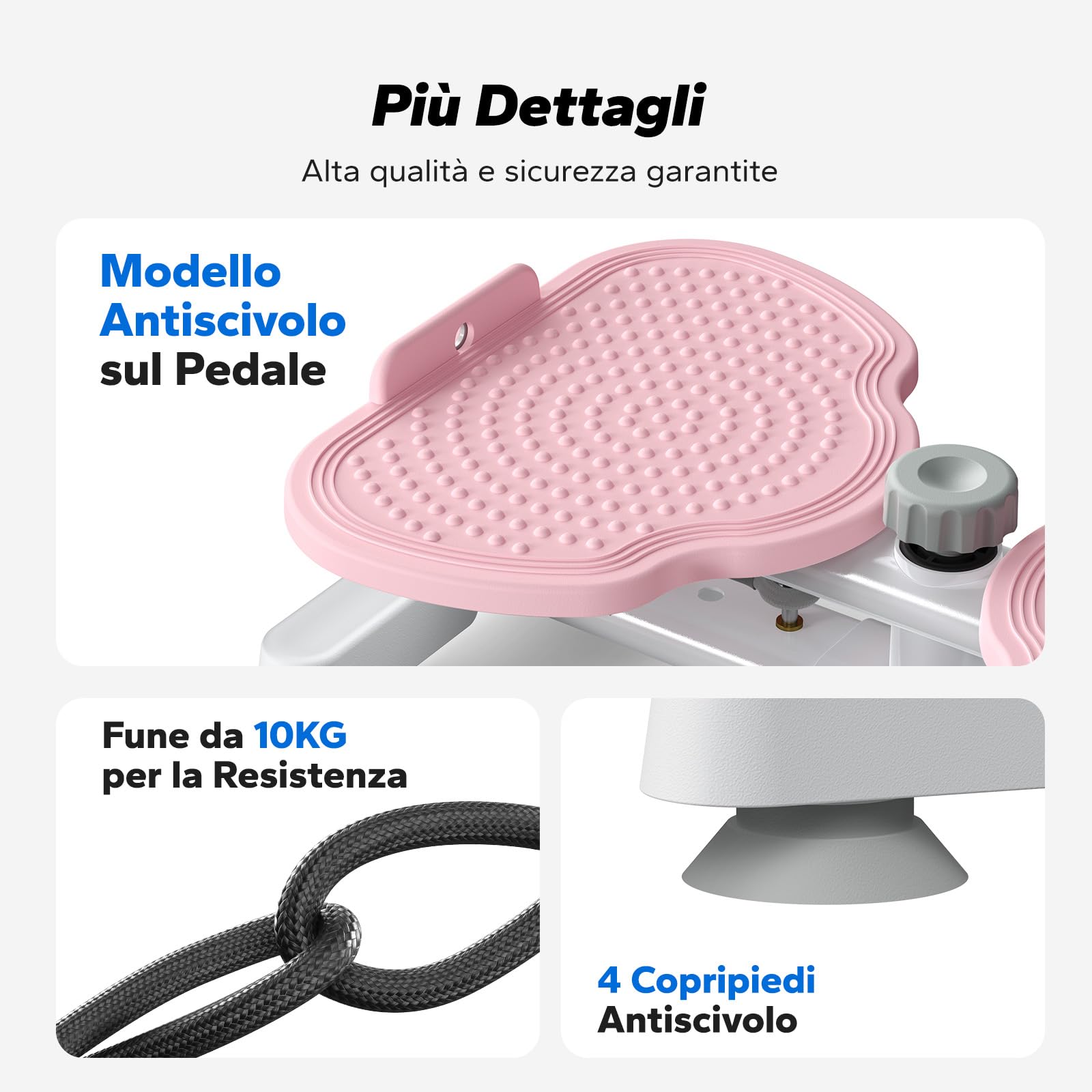 MERACH Twist Waist Disc Board per le Donne, Waist Whisper con 2 Fasce Elastiche, Pedana Rotante Dimagrante per Allenare Core e Fianchi, 136KG Max per Fitness & Ginnastica