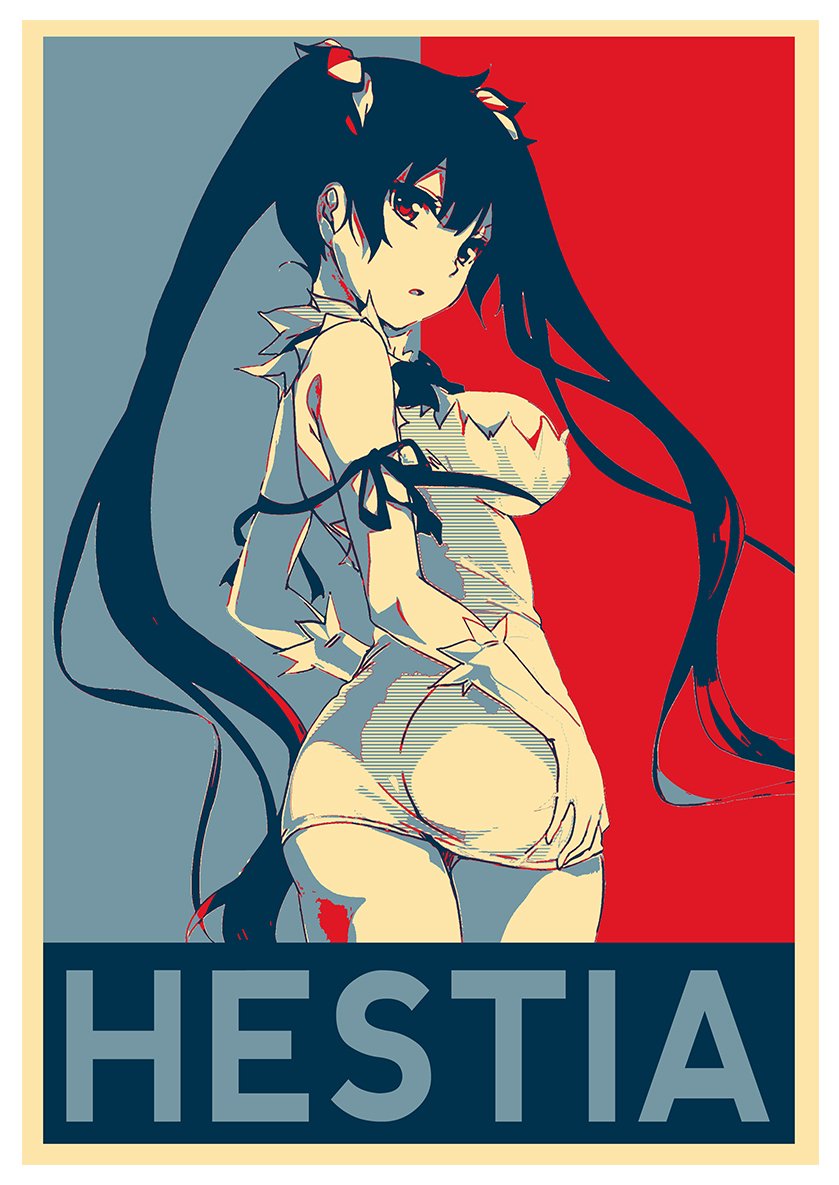 General ART Poster Danmachi Propaganda Hestia - Formato A3 (42x30 cm)