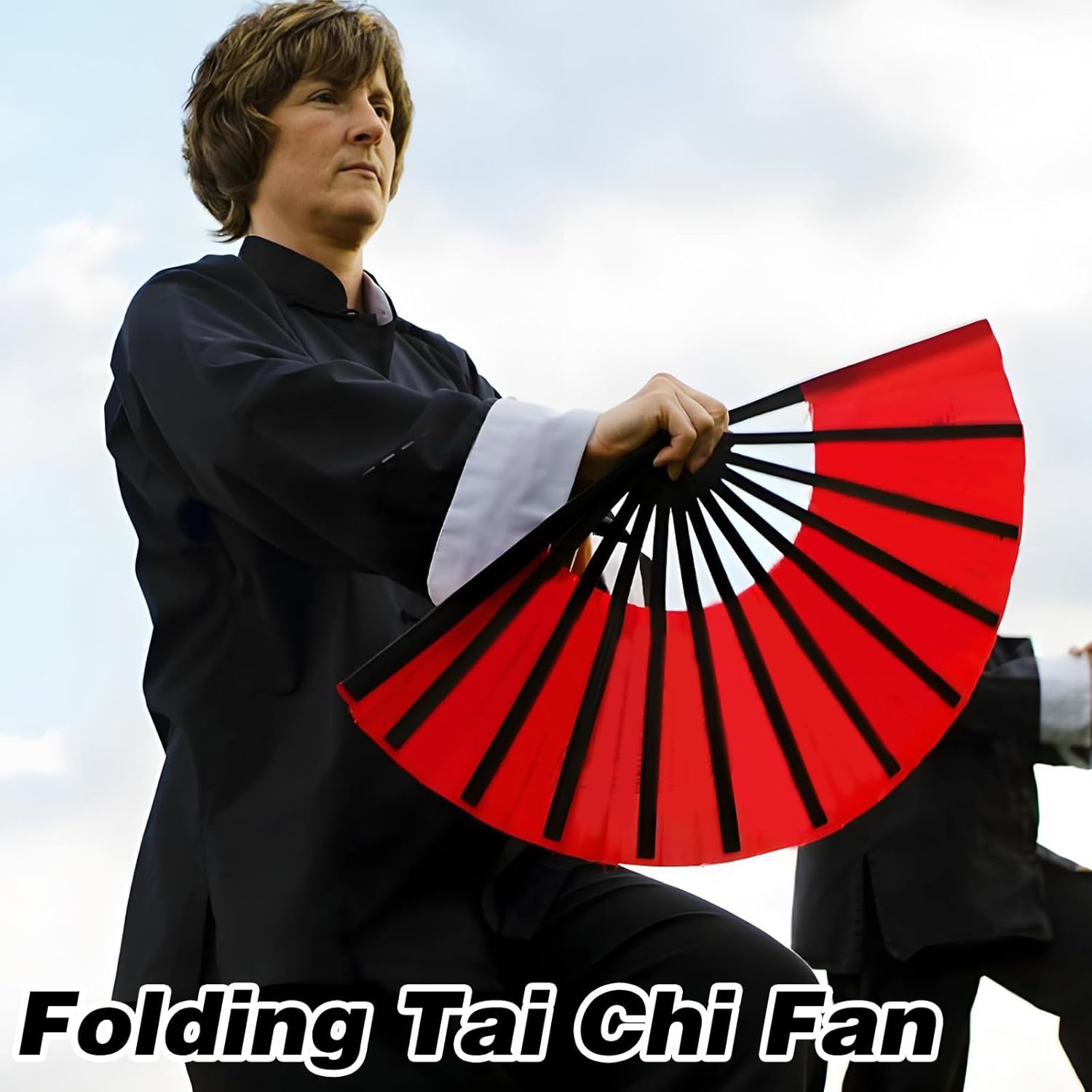 HINGTAI 10Pcs Folding Hand Fan Bulk, Popping Clacking Fans for Line Dancing Mix Color Classic Style Decorative Handheld for Performance Dance Wedding Party Dance Enthusiasts