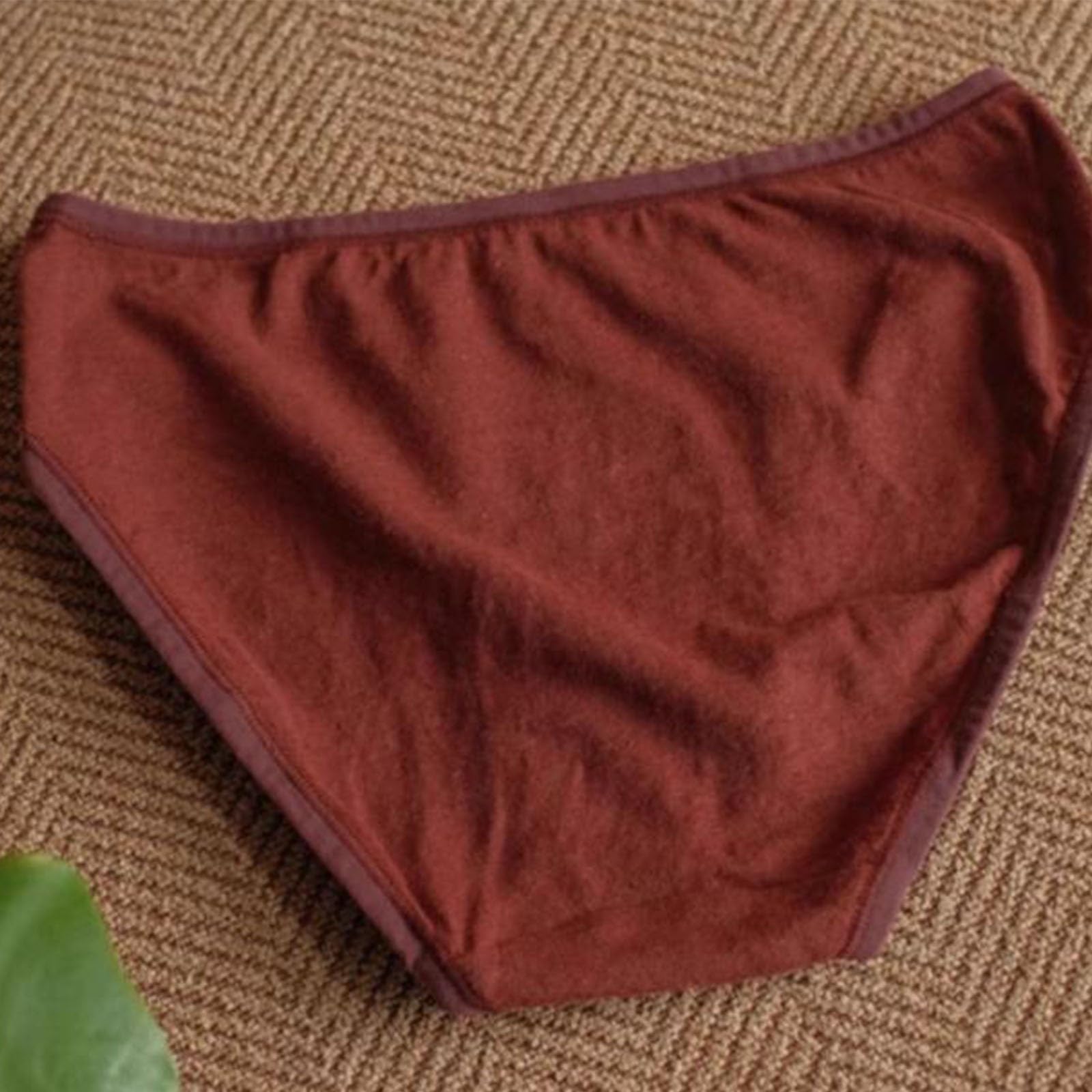 Confezione Da 1/2/3 Capi Di Biancheria Intima Da Donna In Cotone E Lino Con Tintura Vegetale Slip A Vita Media Freschi Slip Da Viaggio Per Tutti I Giorni