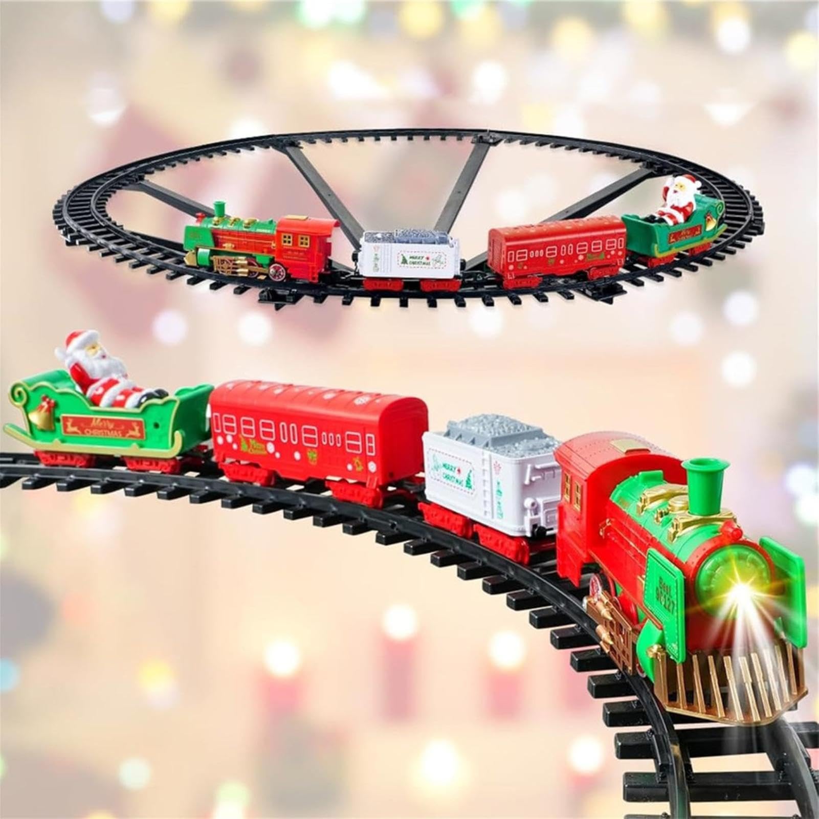 Amazon | クリスマス飾り 電車 クリスマス列車 列車おもちゃ 模型列車