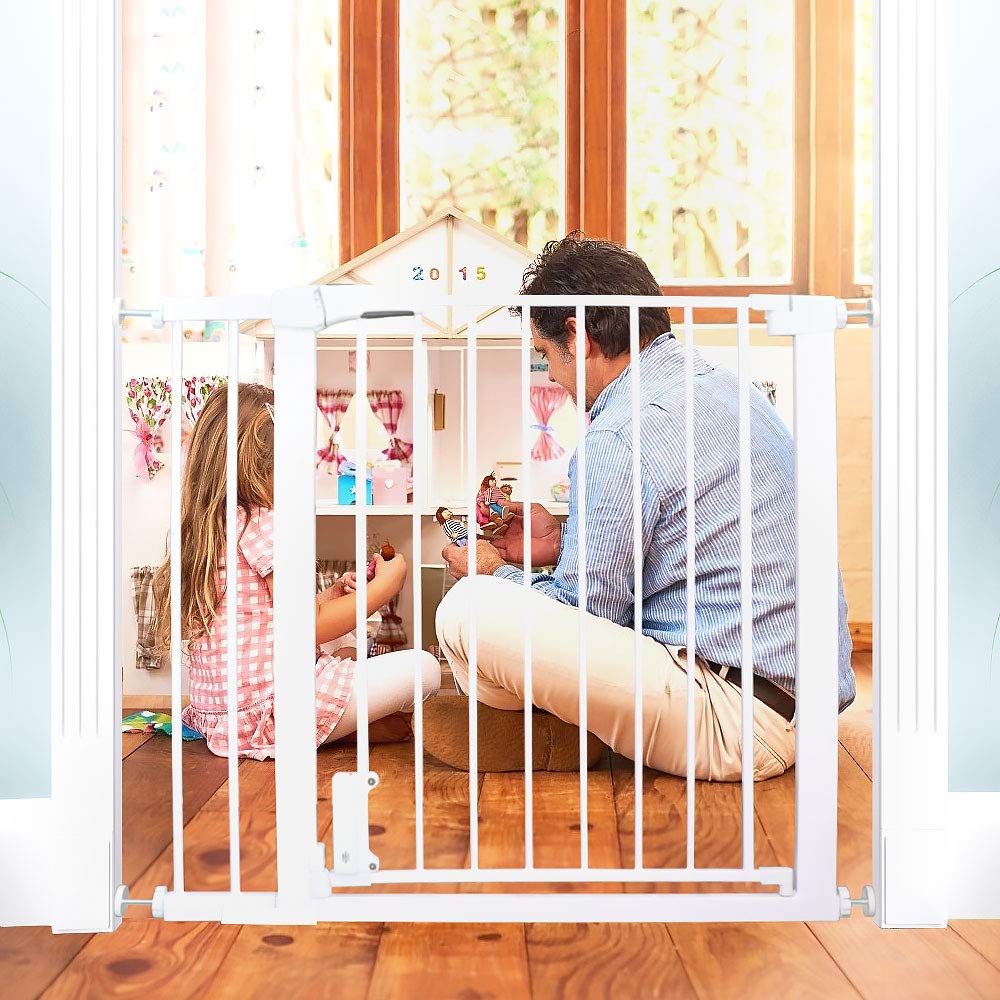 Buy Auto Close Safety Baby Gate Durable 51.6 in Extra Wide Child Gate