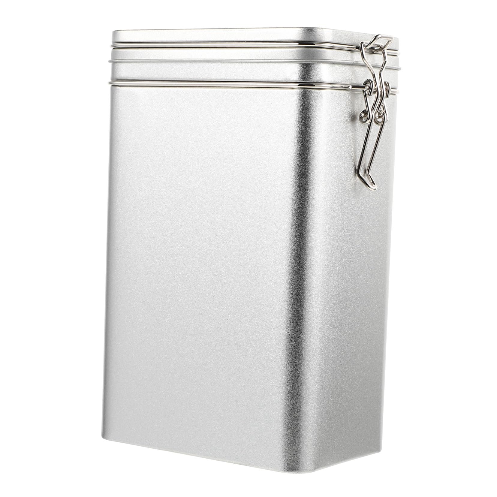 Caja rectangular metálica para solucionar el desorden de alimentos en la cocina