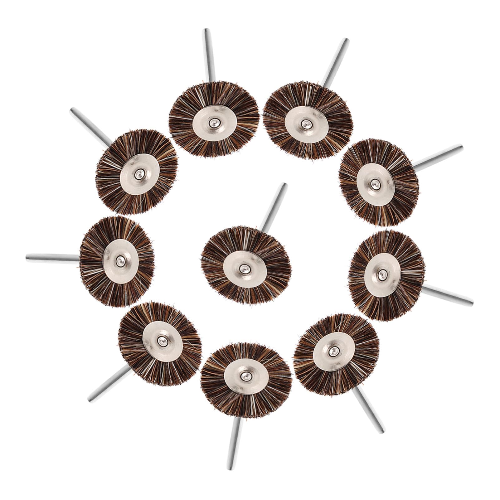 Ciieeo Polishing Brush Set for Drill and Rotary Tool 10pcs Buffing and Polishing Kit