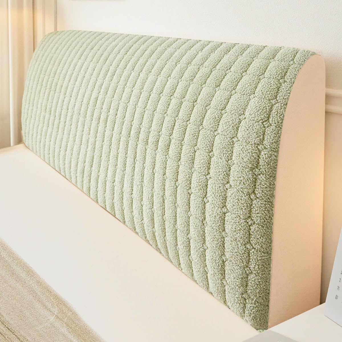 EFELIM Tufting Bed Headboard Cover for Full Queen King Size, Stretch Headboard Slipcover Anti Slip Headboard Dustproof Protector Cover (Green,150cm/59in)