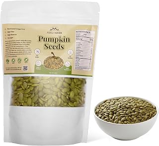 Organic Raw Pumpkin Seeds (Pepitas) – 100% Natural Pumpkin Seeds to Eat, High in Protein, Zinc & Magnesium – Vegan, Keto Friendly Superfood Snack – Semillas de Calabaza