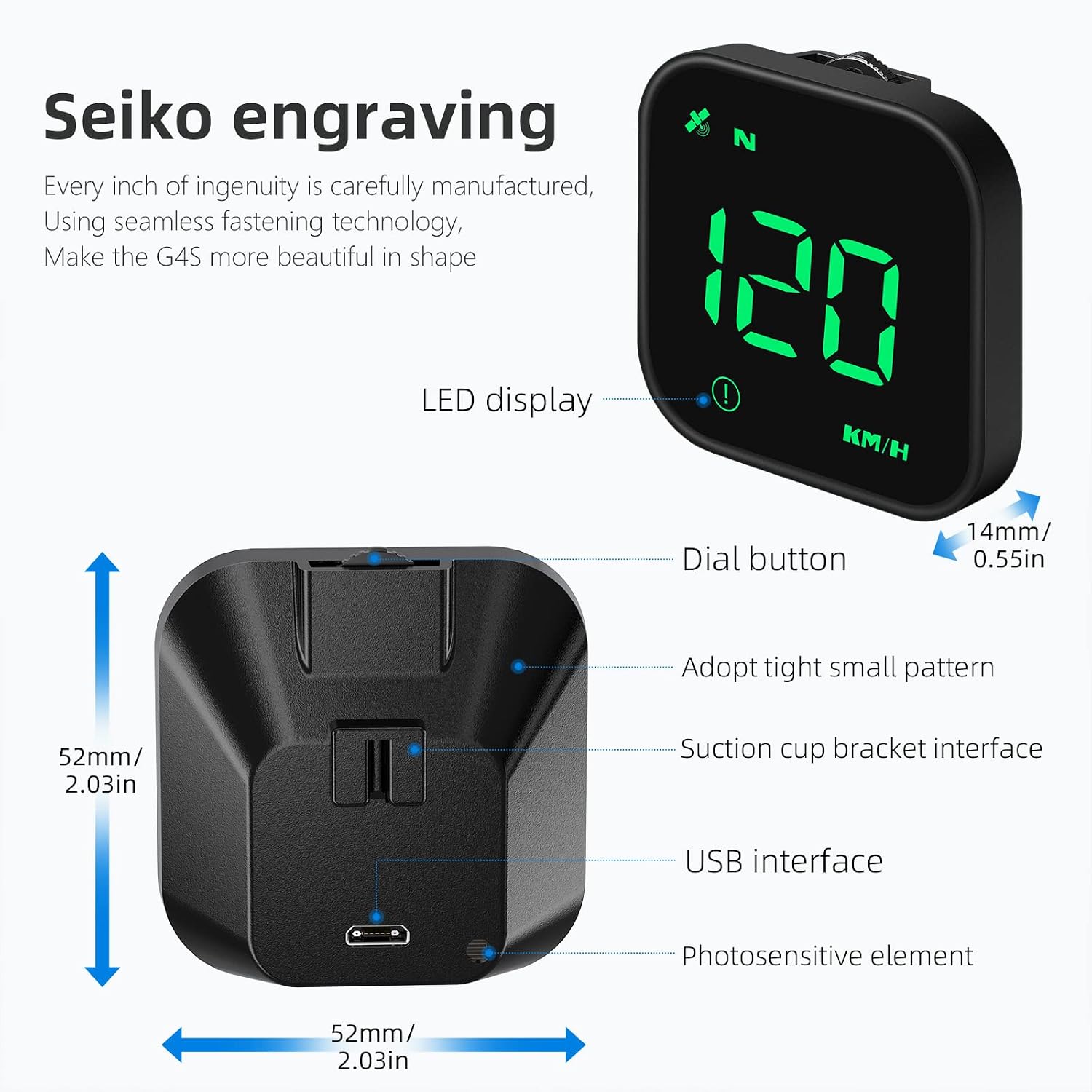 Speedometer for Car, Digital Speedometer for Car, Head Up Display for Car