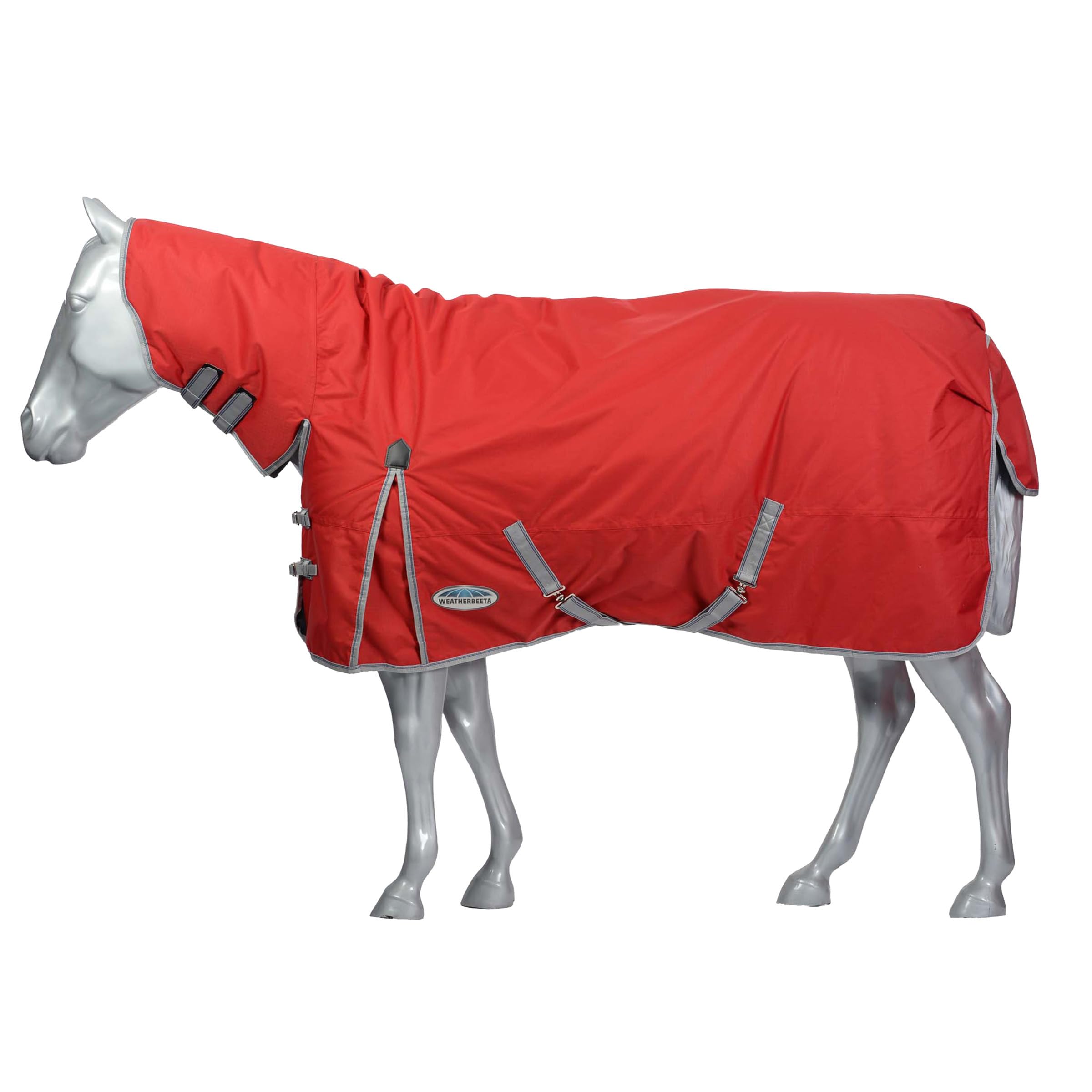 WeatherBeeta ComFiTec Classic Combo Neck Heavy, Red/Silver/Navy, 4'0