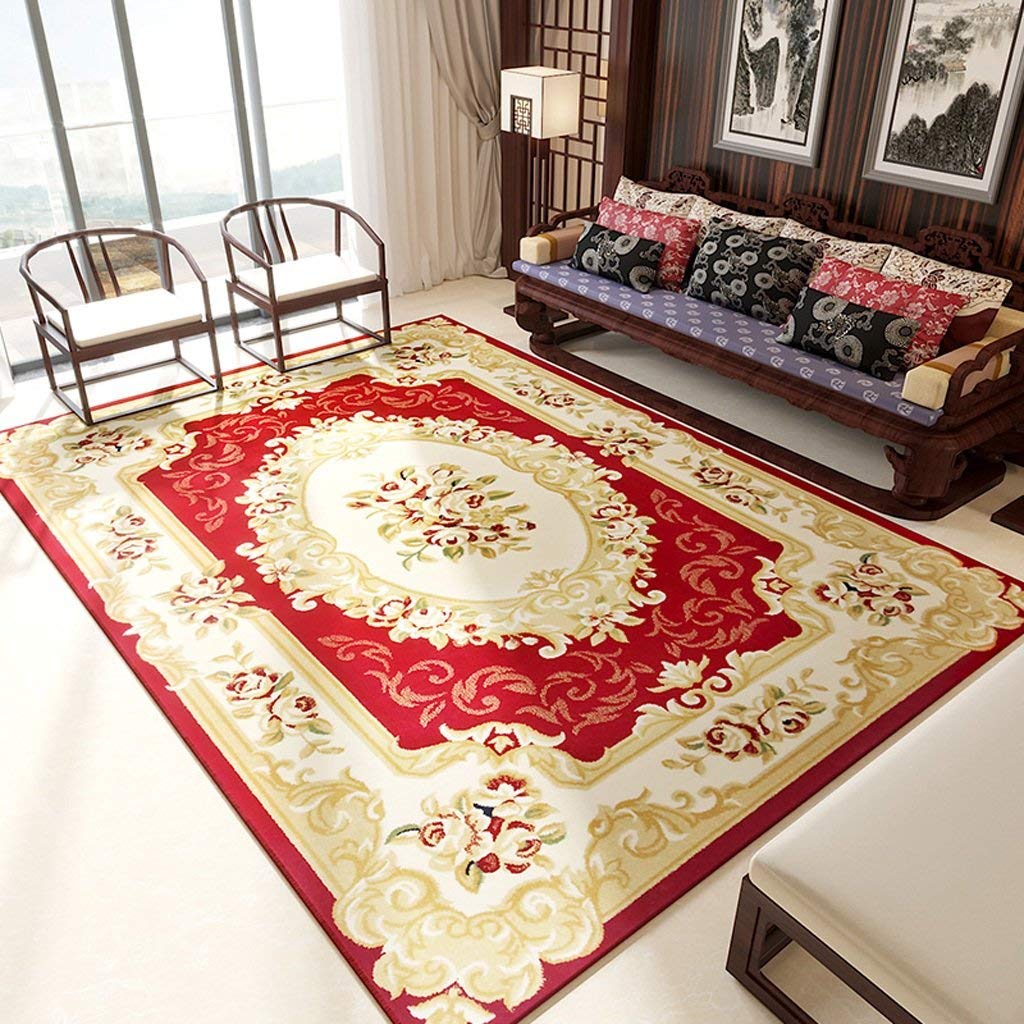 Tapis de salon doux pour moments en famille - Grand tapis de sol respirant style moderne