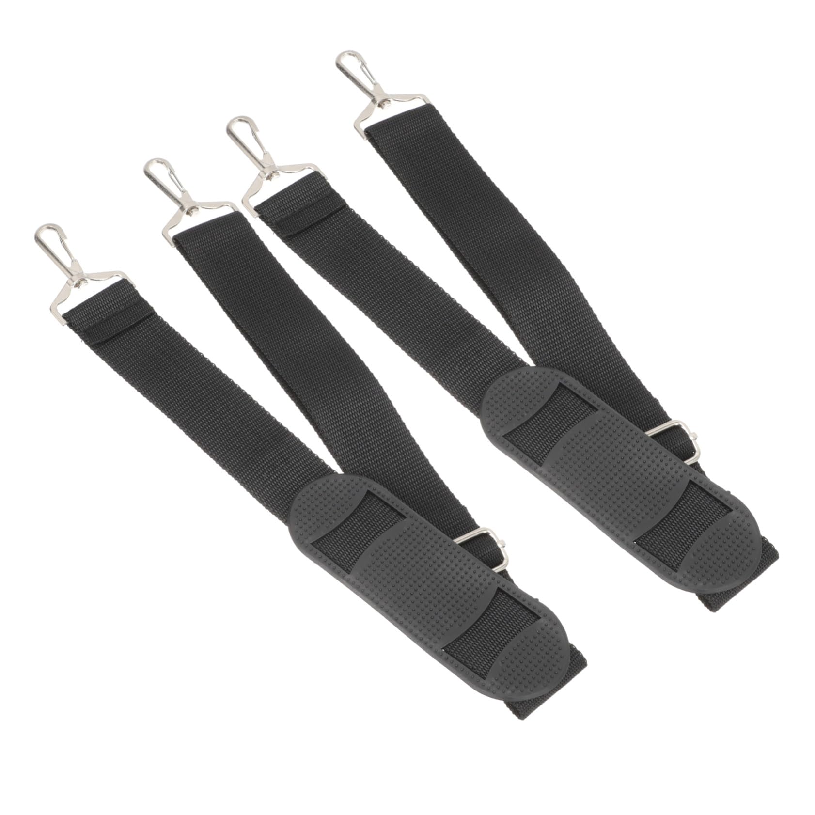 Cinghie per Custodia Violino Imbottite 2pezzi Fibbia Metallica | Nero, Canvas Resistente, per Custodia Strumento e Violino, Uso in Esibizioni All’aperto