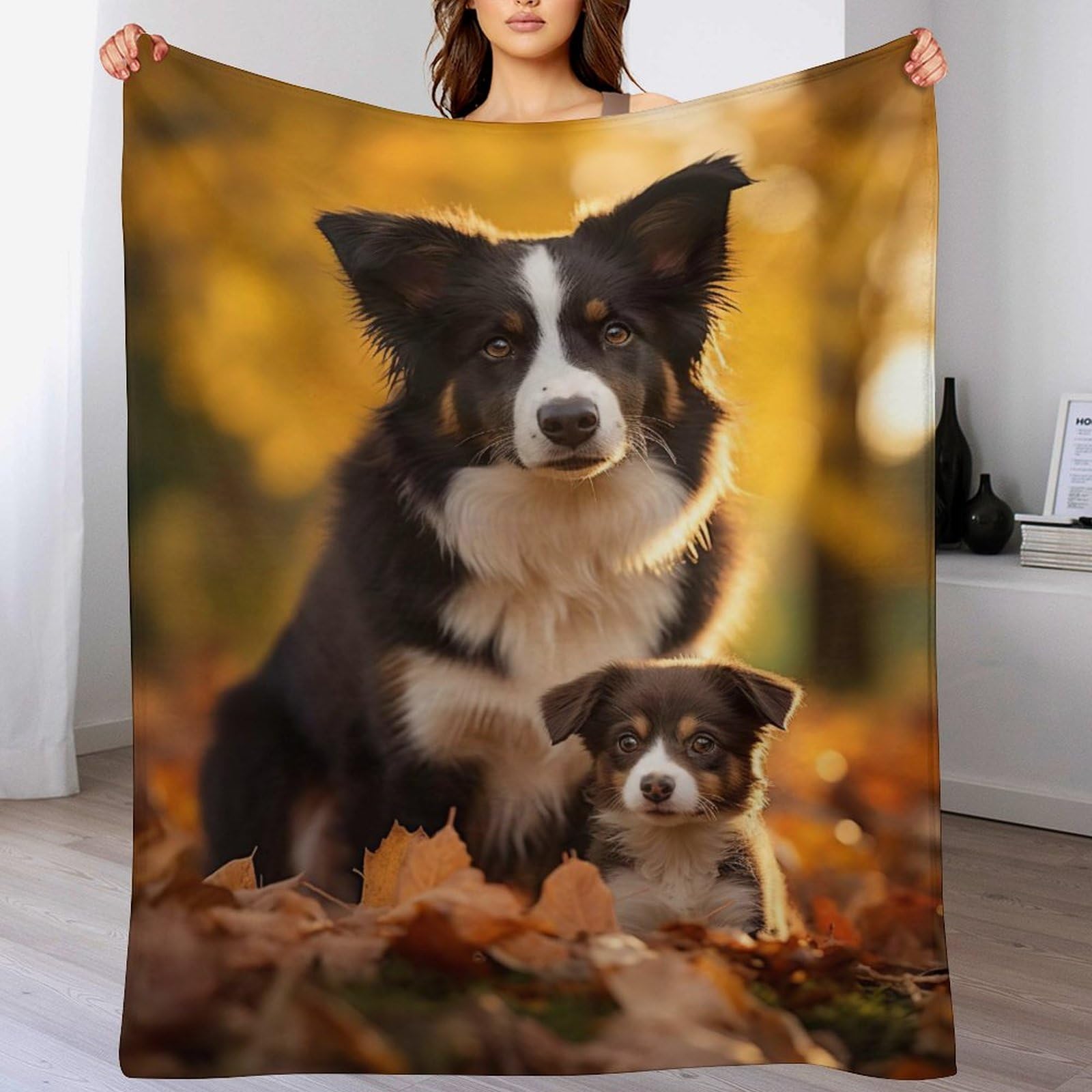 Couverture pour chien en polaire flannel 140x180cm pour protéger le canapé