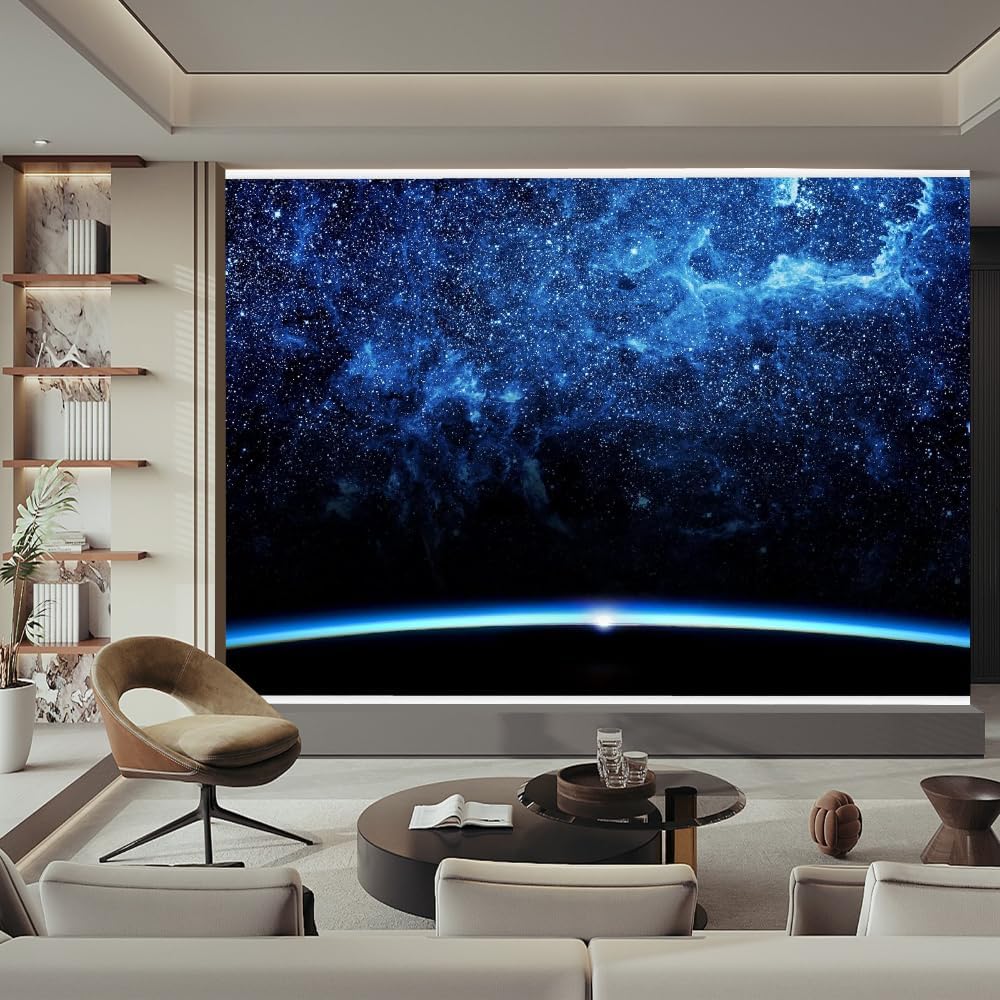 YhCdHh Universe Galaxy 3D Removable Wallpaper, Starry Sky Stars Peel