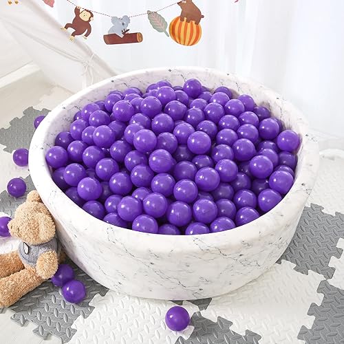 Miniatura 7 de STARBOLO Pelotas de plástico suave, 2.75 pulgadas, sin ftalatos, sin BPA, a prueba de aplastamiento, bola de juguete de plástico para piscina de