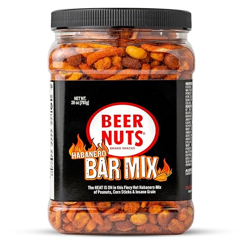 BEER NUTS - Frascos resellables de 1.16kg y 737g.