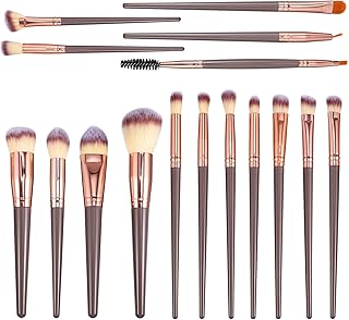 16pcs cepillo de maquillaje cepillo de base c...