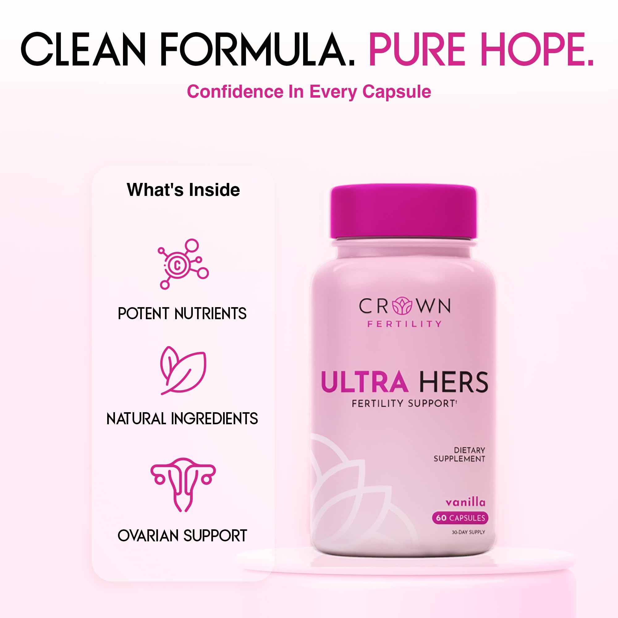 Ultra Hers Fertility Supplements for Women, 30-Day Supply — Amazon image 4