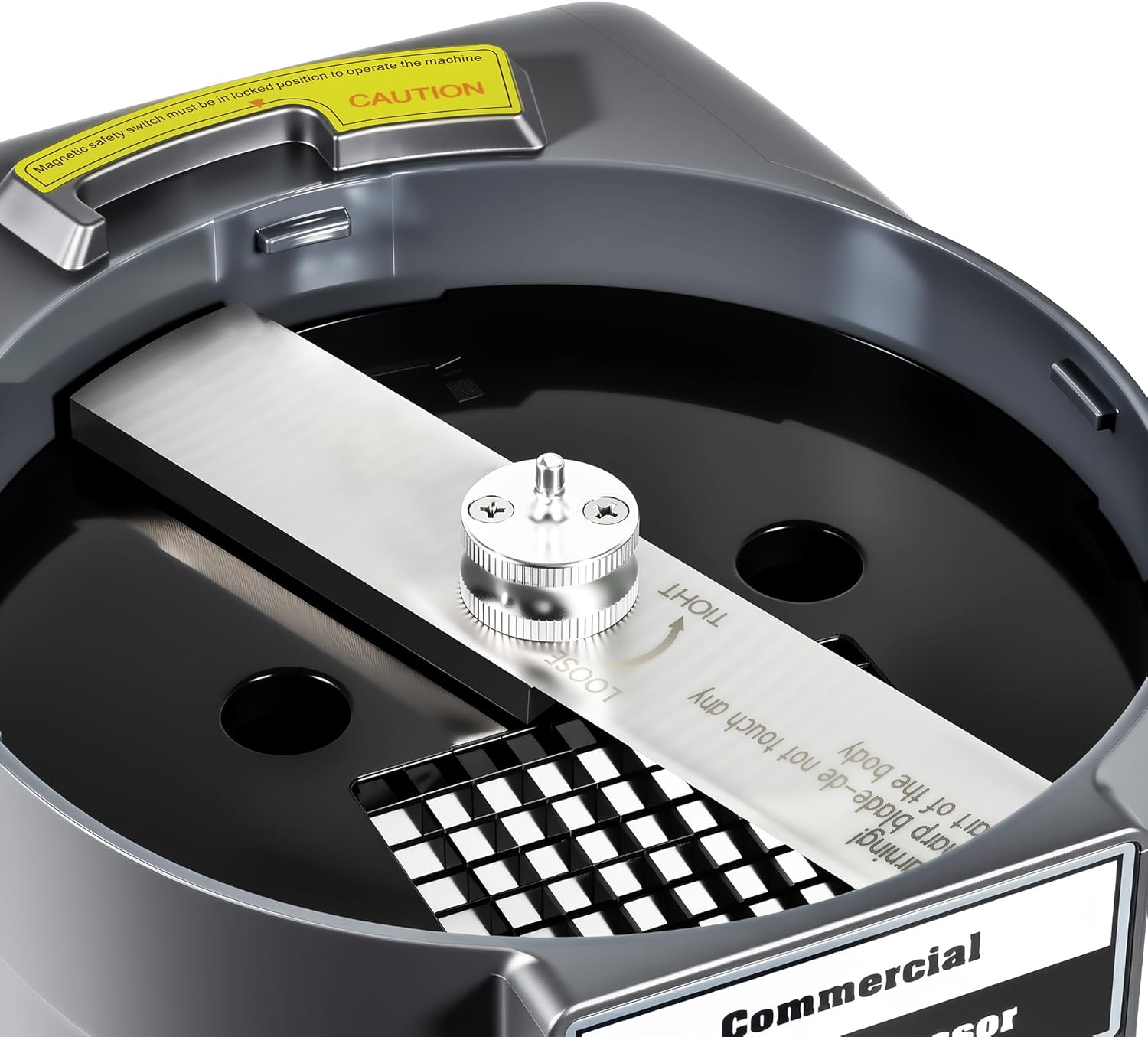 3 in 1 Electric Vegetable Chopper Slicer, Multifunctional Onion Chopper Food Dicer Shredder Processor, Automatic Veggie Fruit Cutting Dicing Machine with Stainless Steel Blades for Commercial Home Use