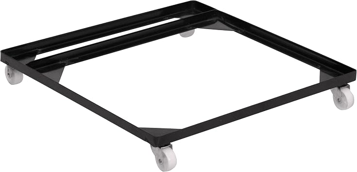 Flash Furniture HERCULES Series Steel Stack Chair and Church Chair Dolly