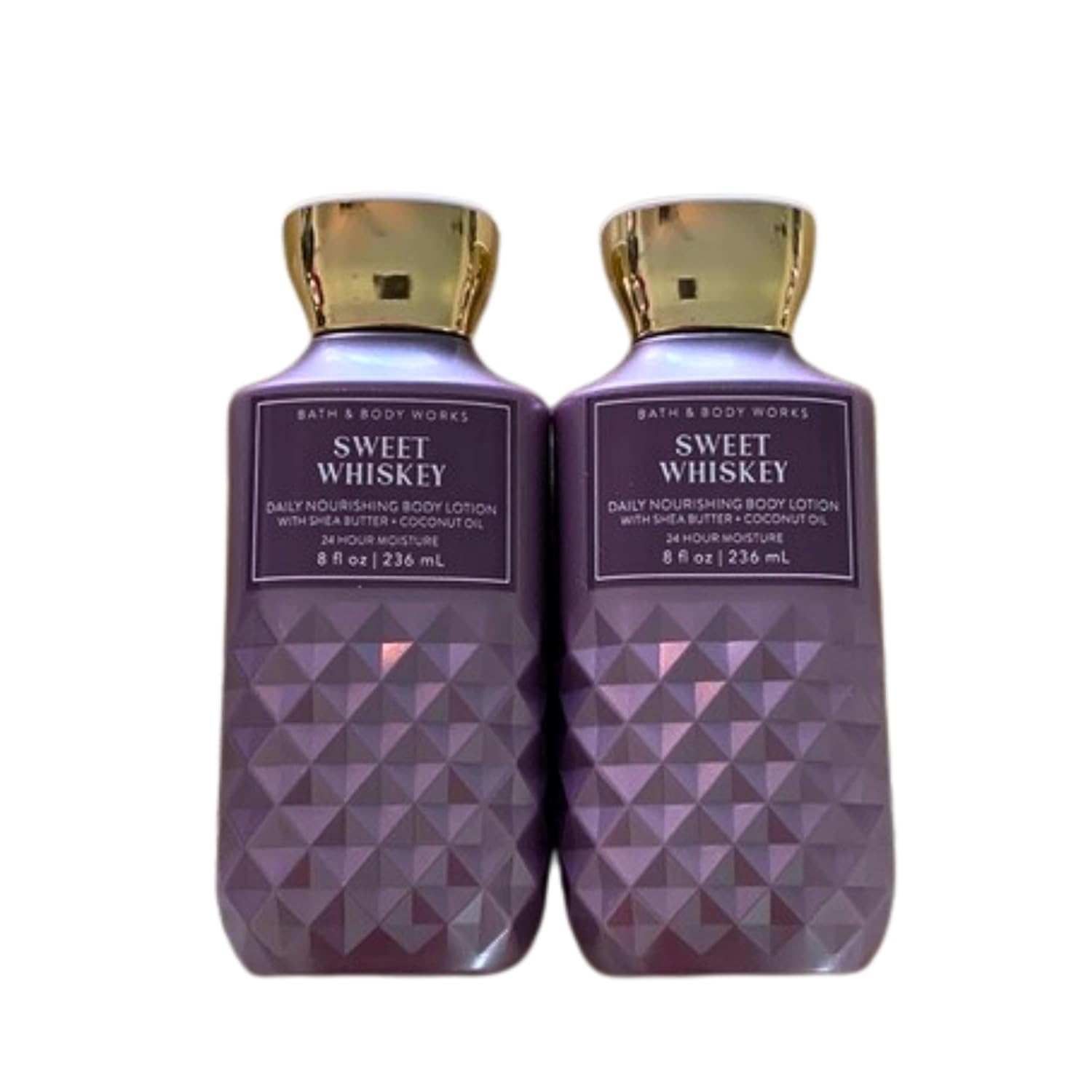 Bath & Body Works Body Lotion, Gift Set of 2, 8oz Each (Sweet Whiskey)