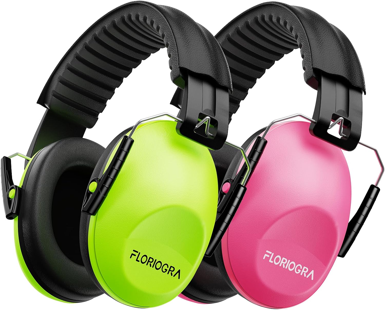 Floriogra 2 Pack Noise Canceling Headphones for Kids, Kids Ear Protection Earmuffs for Autism, Toddler, Children, Noise Cancelling Sound Proof Earmuffs/Headphones for Concerts, Air Shows, Fireworks