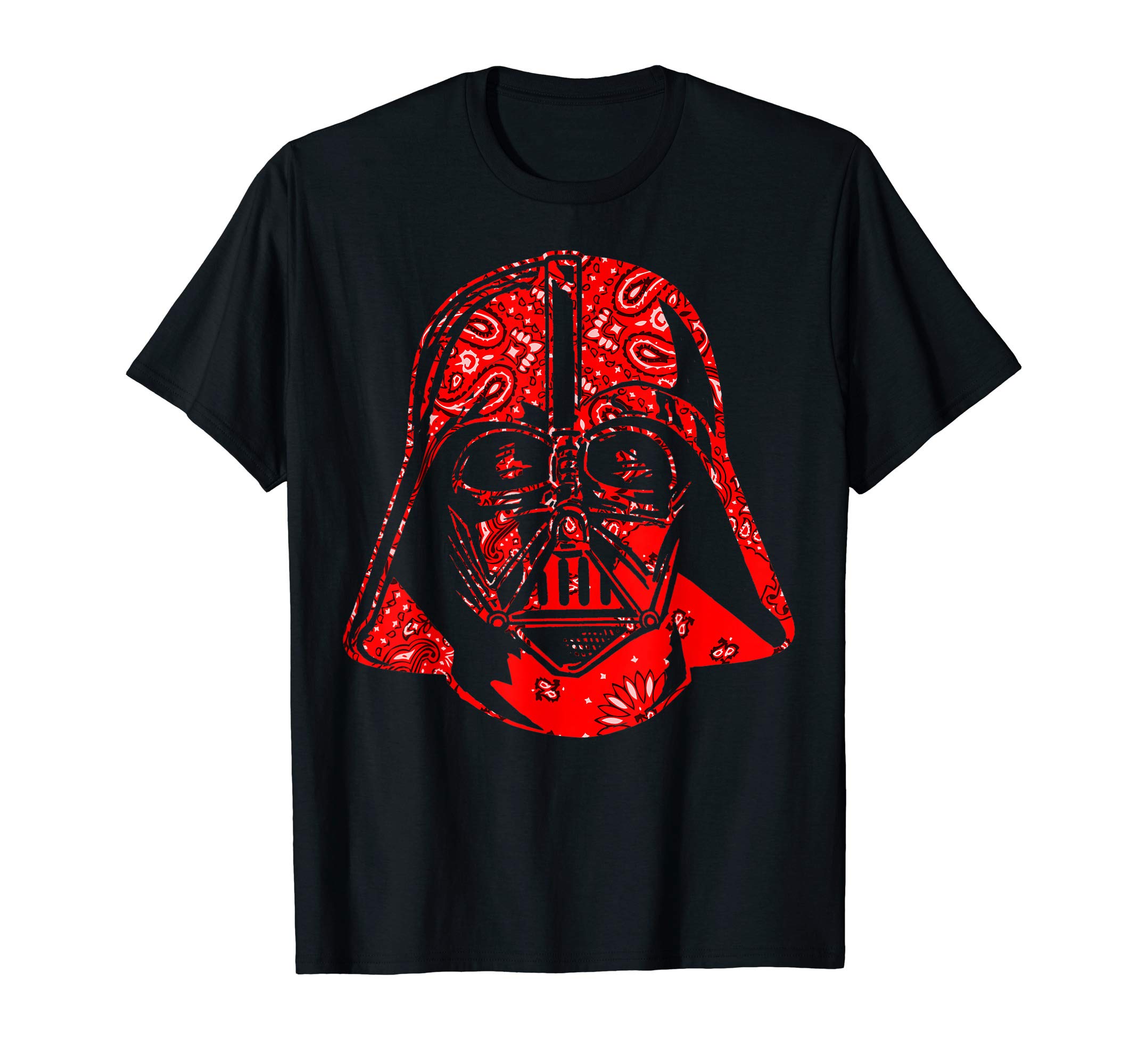 Star Wars Darth Vader Red Bandana Helmet Graphic T-Shirt T-Shirt