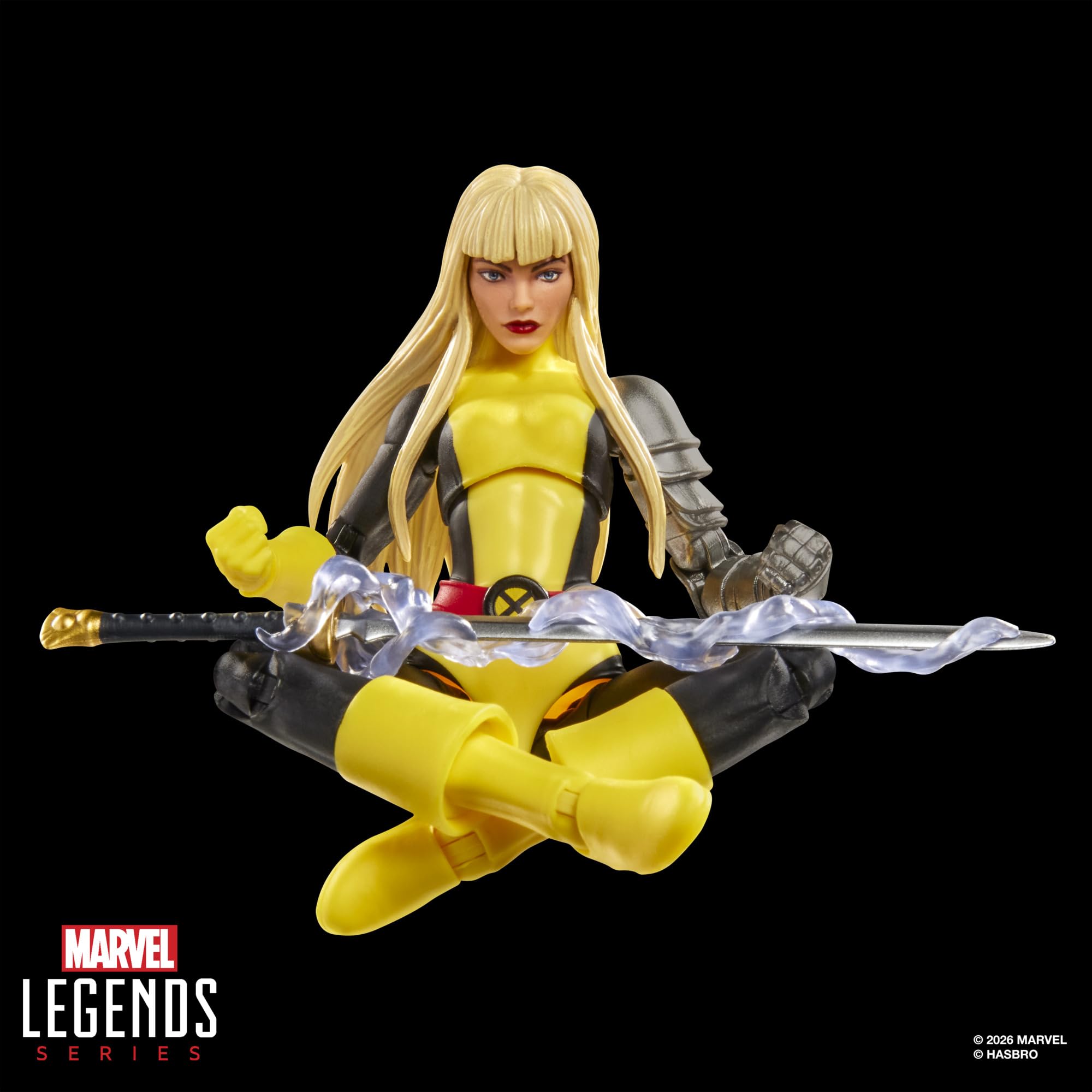 Marvel Legends Series, Figurine de Collection Secret Wars Magik de 15 cm avec Bouclier lenticulaire, inspirée des Bandes dessinées X-Men and New Mutants