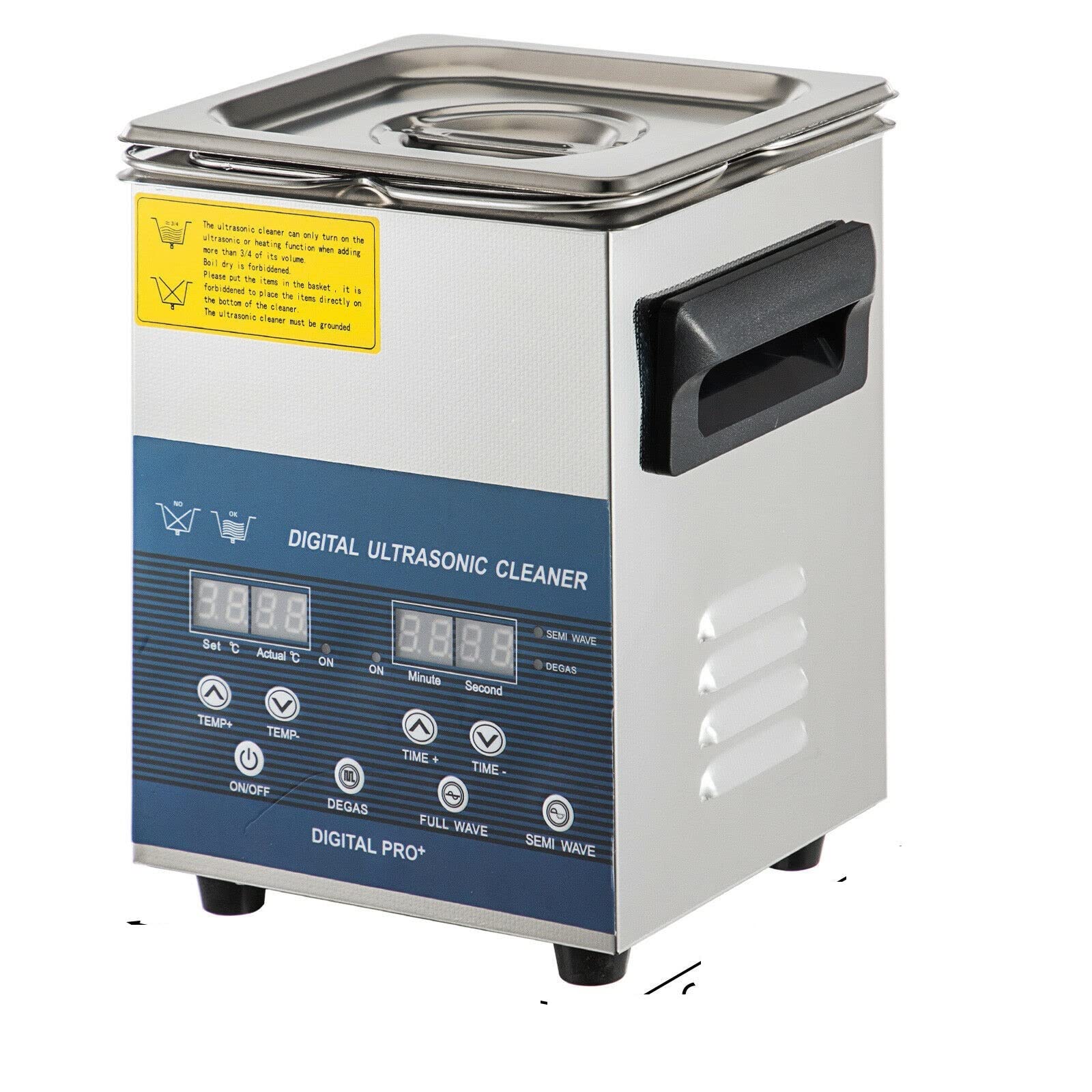 Dispositivo Limpiador ultrasónico 2L 3. 6L 10L 22L 30L Limpiador ultrasónico con Dispositivos domésticos de ultrasonido Digital Doble frecuencia(2 L Tank)