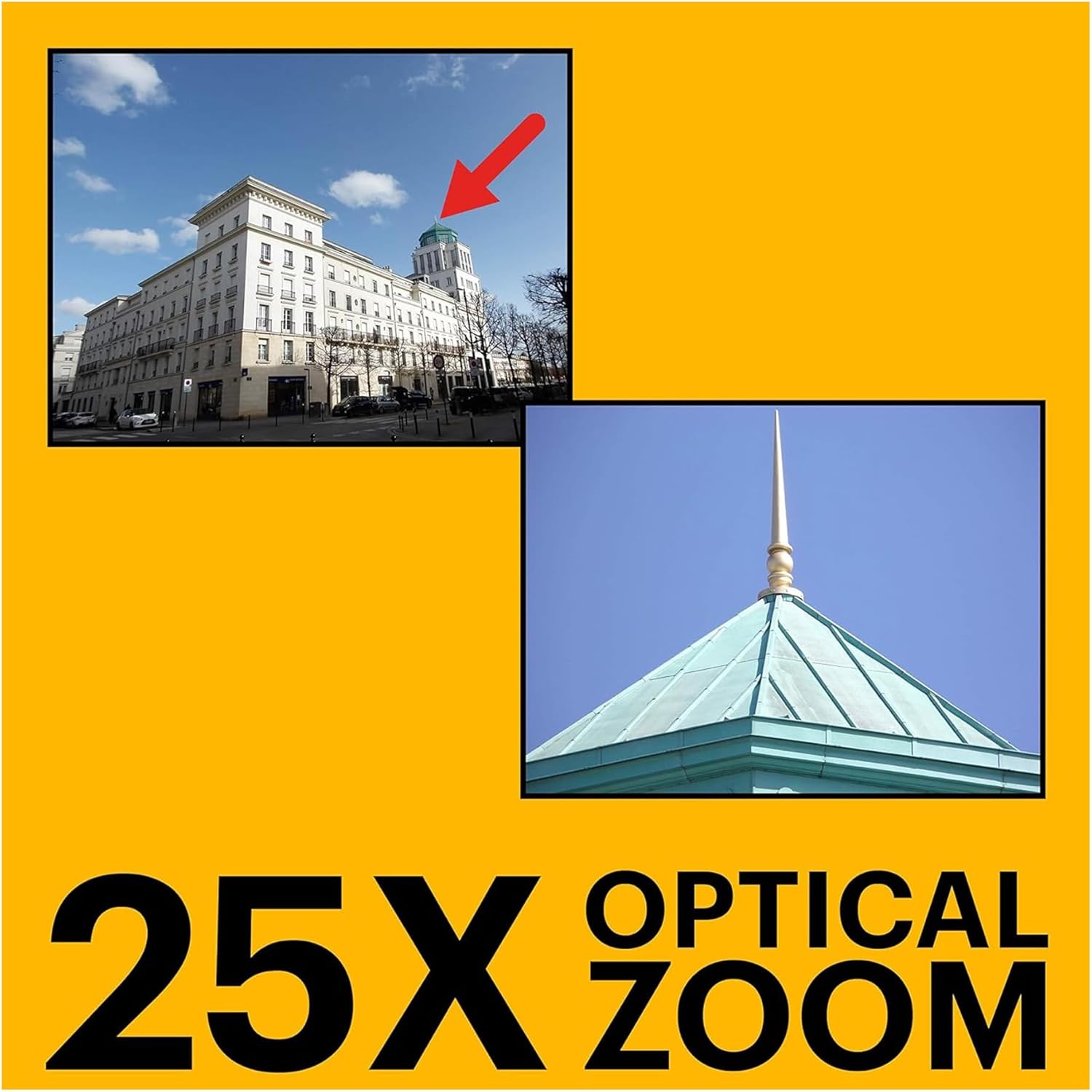 AZ255 Astro Zoom 16MP Digital Camera (Black) with Kodak 128GB SDXC Card Bundle (10 Items)