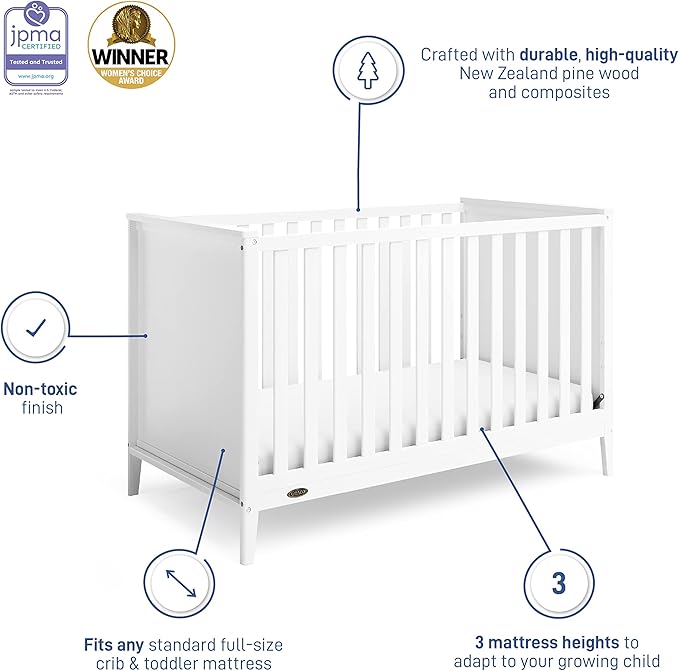 standard crib height