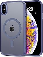 Vista 192 de Anuck - Funda magnética para iPhone 11 compatible con MagSafe, carcasa trasera mate translúcida dura, borde de TPU, delgada, resistente a impactos