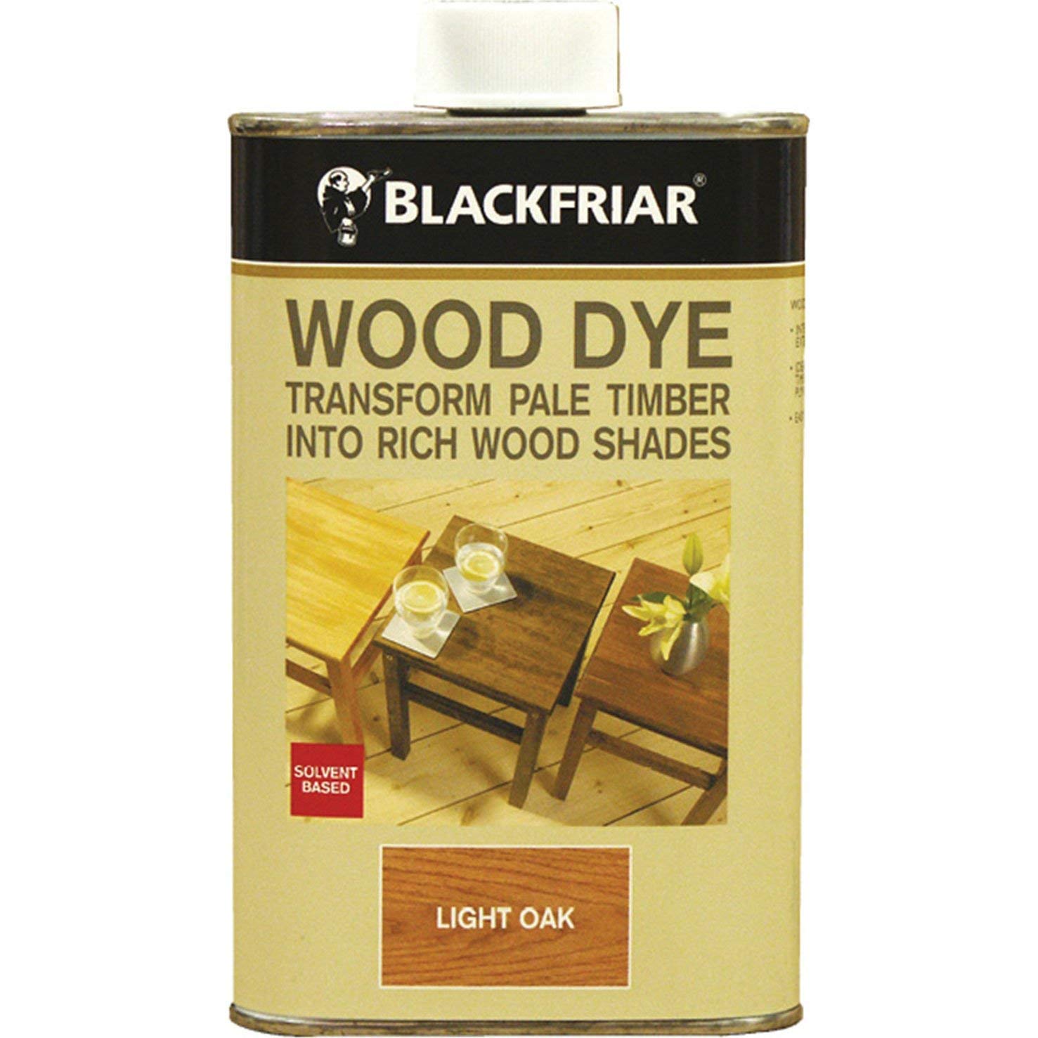 Blackfriar Grain Rustins Wdmo250 Wood Dye Medium Oak 250Ml