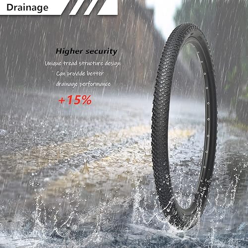 Miniatura 8 de 2627.529 x 2.10 pulgadas, par de neumáticos de bicicleta de montaña, 60 TPI plegables Kevlar de alta calidad, paquete de 2