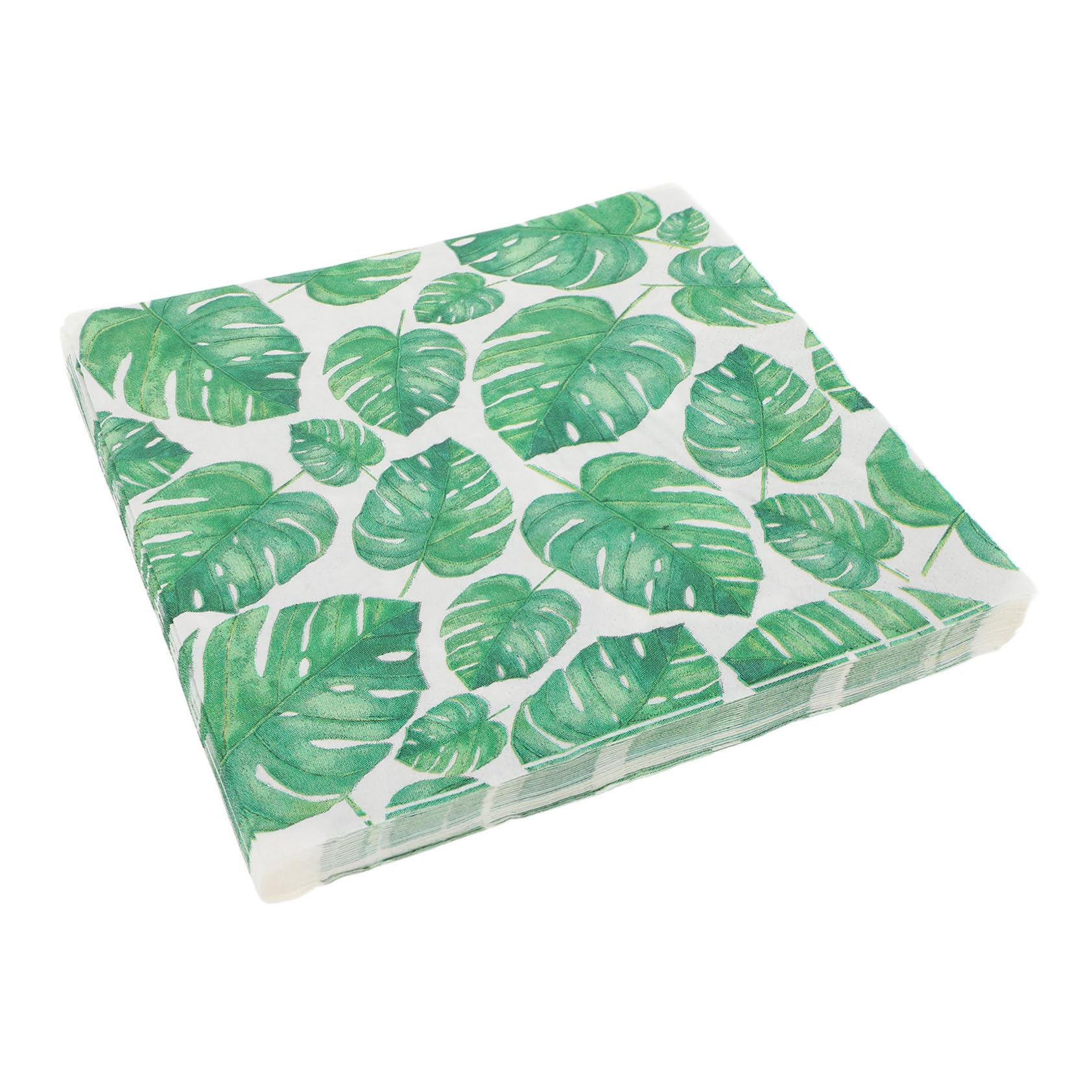 Beaupretty 3piezas Servilletas De Fiesta Estampado De Verdes Paquete De Servilletas Por Bolsa Decoración Para Bodas Cumpleaños y Reuniones Familiares