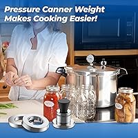 Vista 6 de 50332 Regulador de presión de 3 piezas 5-10-15lb (2.3-4.5-6.8kg) Peso de enlatado para olla a presión Presto Canner 0178107 0178410 0175107 0174510