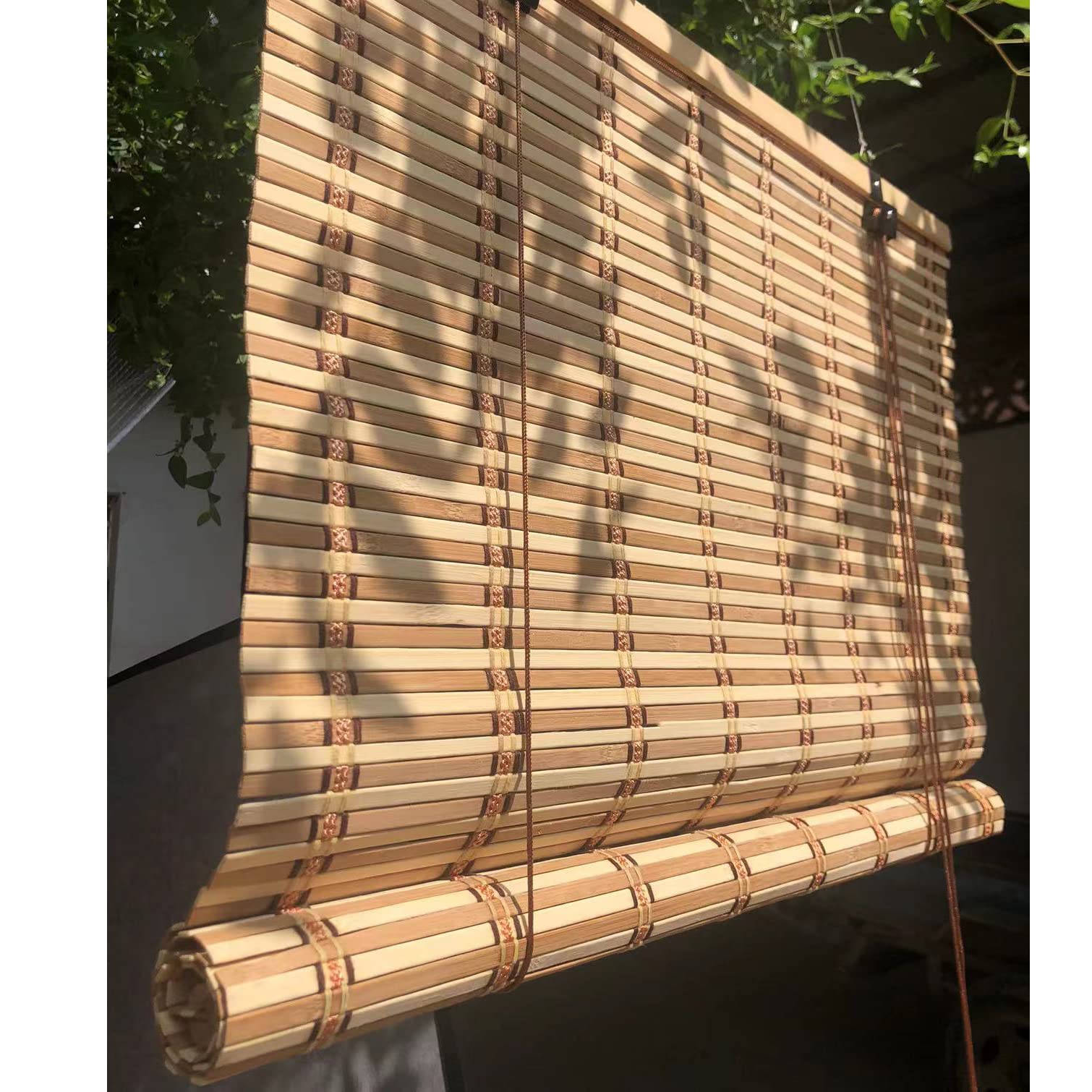 Natuurlijke Bamboe Rolgordijnen, Bamboe Rolgordijnen, Bamboe Jaloezieën Voor Ramen, Bamboe Oprolbare Schermen Privacyscherm Voor Buitenpatio's, Anti-UV Stofdicht, Decoratief Gordijn Voor Thu Natuurlijke Bamboe Rolgordijnen, Bamboe Rolgordijnen, Bamboe Jaloezieën Voor Ramen, Bamboe Oprolbare Schermen Privacyscherm Voor Buitenpatio's, Anti-UV Stofdicht, Decoratief Gordijn Voor Thu