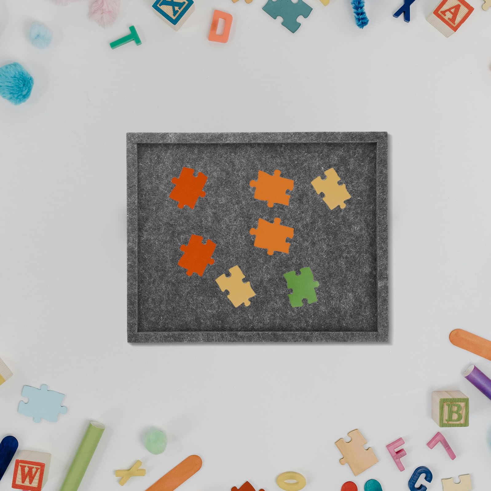 ifundom Trieur de Pièces de Puzzle 6 Pièces en Feutre Empilables