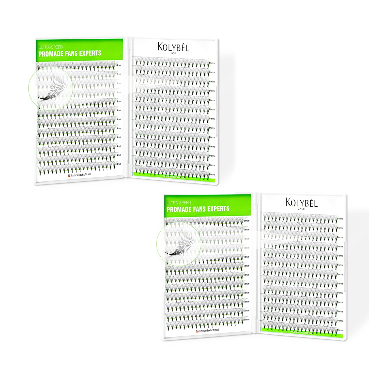 500 Fans Premade Lash Extensions 10D 0.05 C 8-15mm& 16D 0.03 C 8-15mm