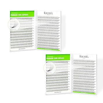 500 Fans Premade Lash Extensions 10D 0.05 C 8-15mm & 10D 0.05 D 8-15mm