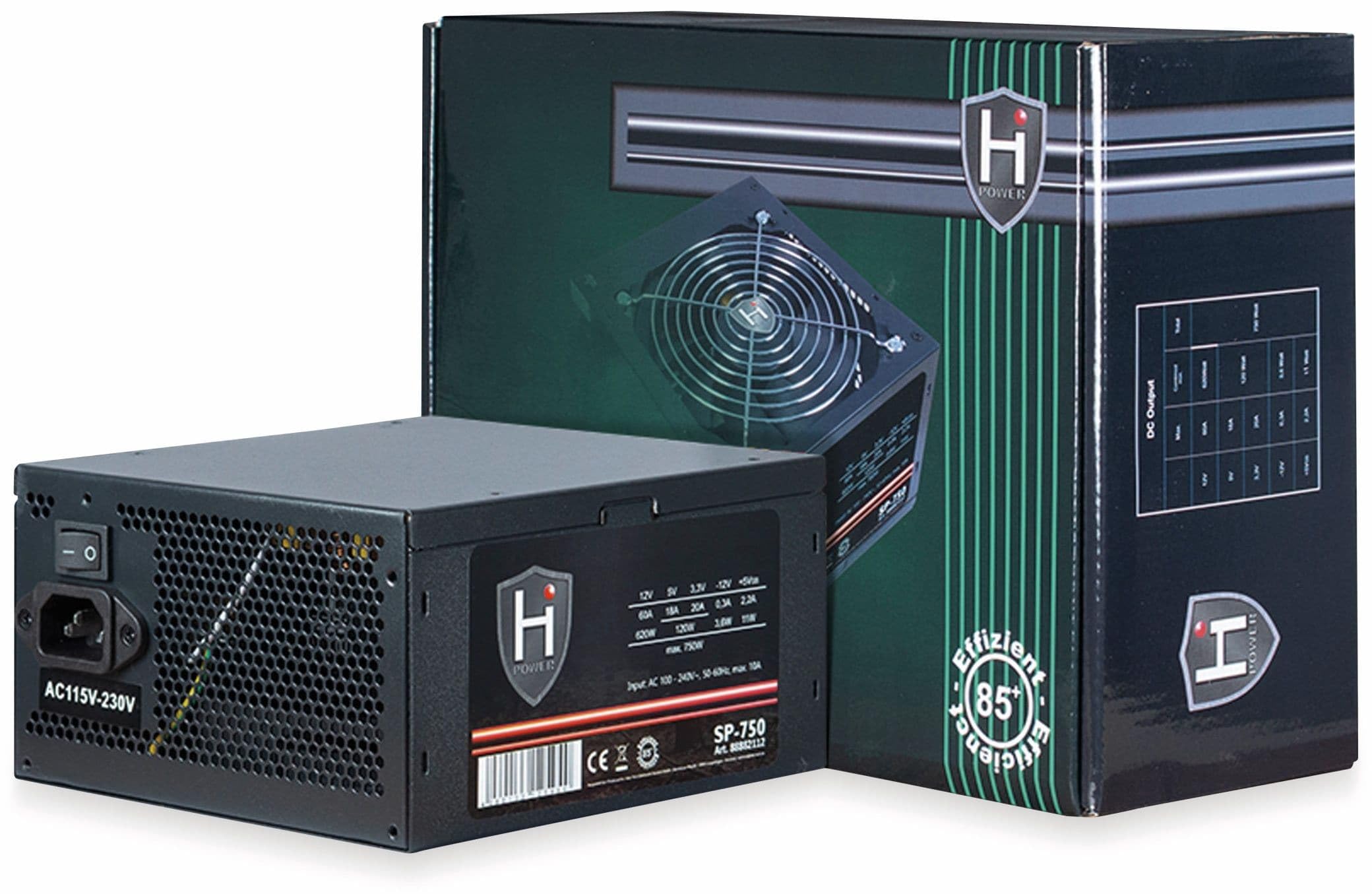 Inter-tech Sp-750 750w Power Supply One Size